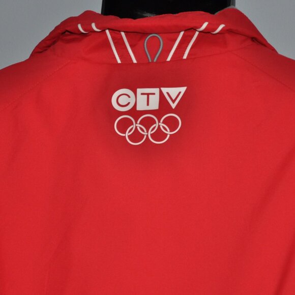2010 VANCOUVER WINTER OLYMPIC SUNICE JACKET CTV Canada RED Jacket L - Picture 4 of 6